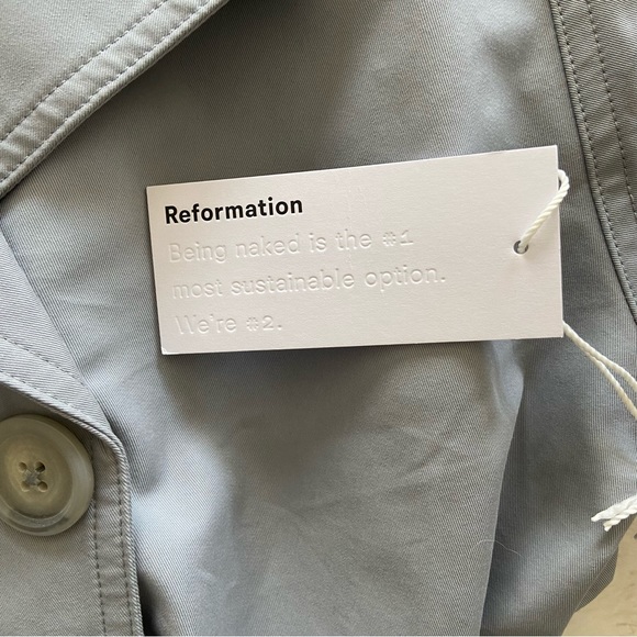 🌿|NWT| Reformation Holland Trench Coat in - Picture 10 of 14